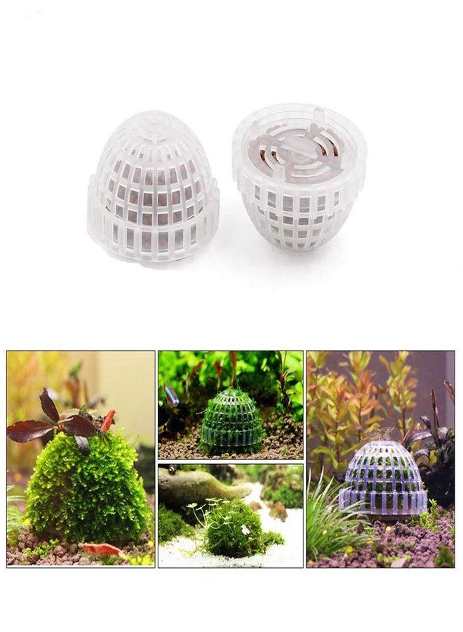 Yohii Dahszhi 2Pcs Plastic Aquarium Shrimp Fish Tank Moss Ball Holder Plant Shaping Filter(G6.71) - Image 1